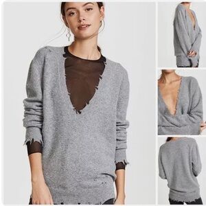 IRO Brody Shredded Knit Sweater – Sold-Out Designer Luxury